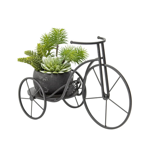 Black Pennyfarthing Bicycle Plant Holder