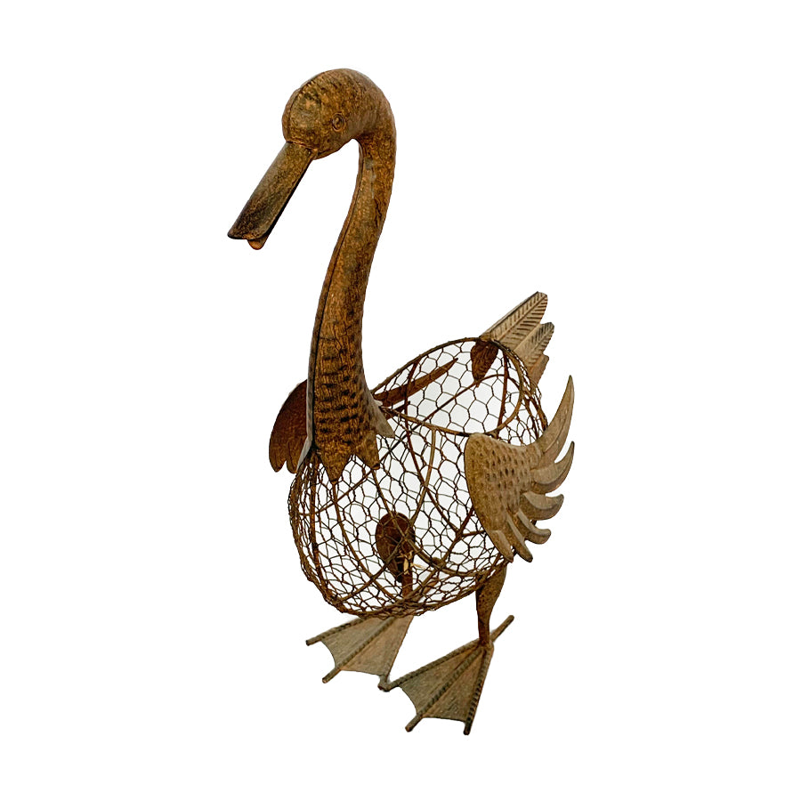Decorative Duck Basket / Planter