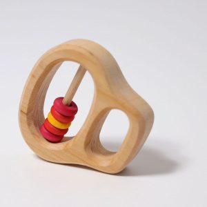 Overstock Grimm’s Rattle with Rings Red