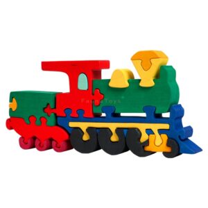 Fauna Wooden Puzzle Locomotive