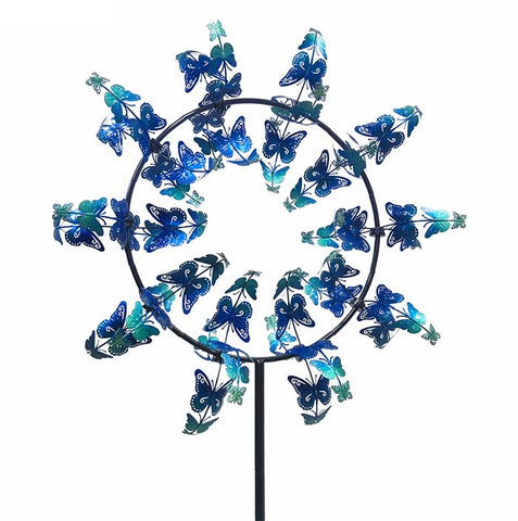 New Wind Spin Butterfly Blue Wave