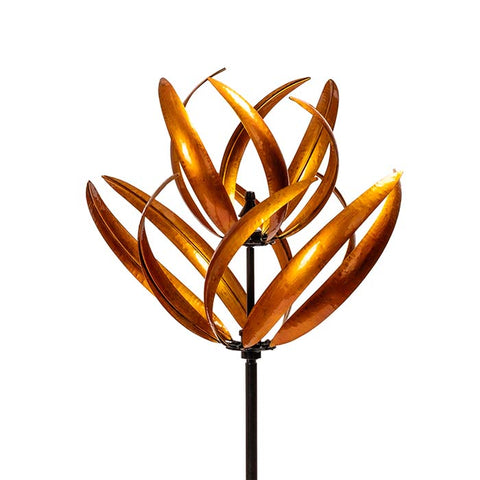 New Wind Spinner Lotus Gold
