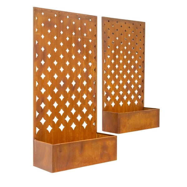 Floor/Wall Laser-cut ‘SYMMETRIC’ Planters Set/2