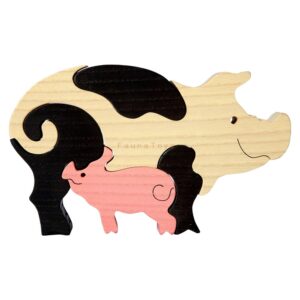 Fauna Puzzle Pig