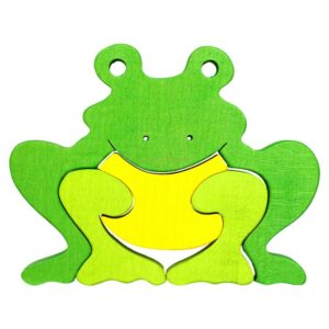 Fauna Puzzle Frog