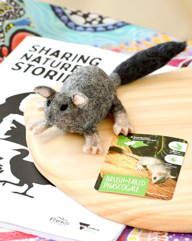 Felt Australian Toy - Brush-Tailed Phascogale - Parks Victoria Nature Mascots