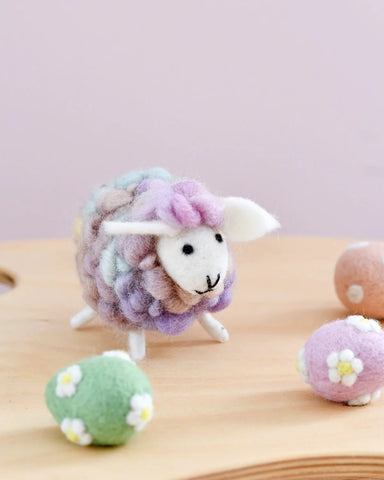 Felt Pastel Sheep Toy