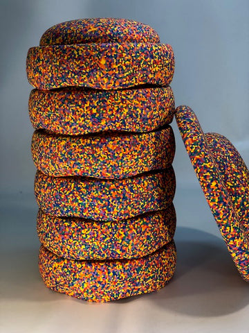 Stapelstein Rusty Owl Designer Collection 6 pack Confetti Bowls plus 1 Confetti Board