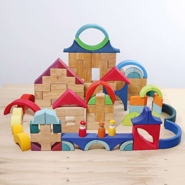 Overstock Grimm’s Building Set Arcs in Squares