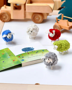 Felt Sheep Toys Set (5 Colours)