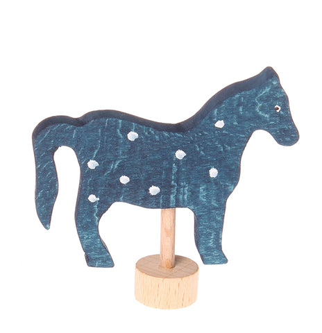 Grimm’s Blue Horse Decoration