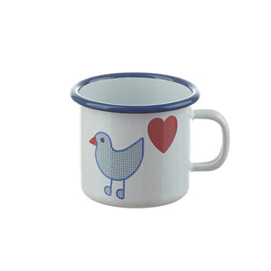 Muender Mug 7cm Decoration Heart Bird