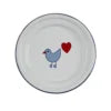 Muender Small Plate 18cm Decoration Heart Bird