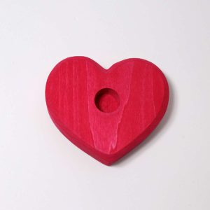Heart Candle Holder – Sml Red