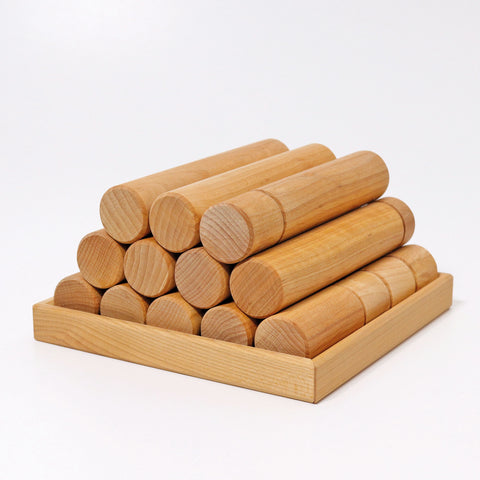 Grimm’s Rollers Large Building Set Natural