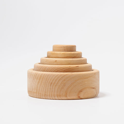 Grimm’s Stacking Bowls Natural