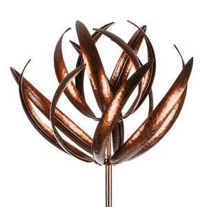 Wind Spinner Lotus Bronze