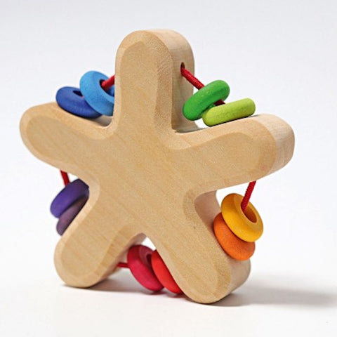 Grimm’s Rattle Star with beads