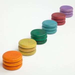 Grapat Coins 6 Additional Colours, 18 pieces