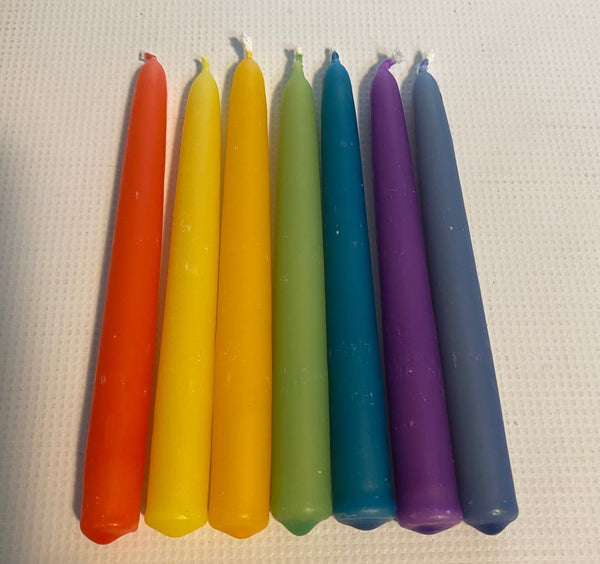Candles Beeswax  – Rainbow 7 PACK