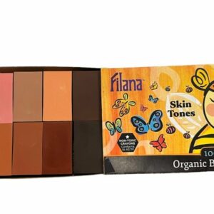 Filana Organic Beeswax Crayons, Skin Tones Block 12