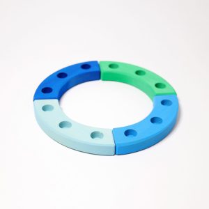 Grimm’s Birthday Ring 12 hole, Blue/Green