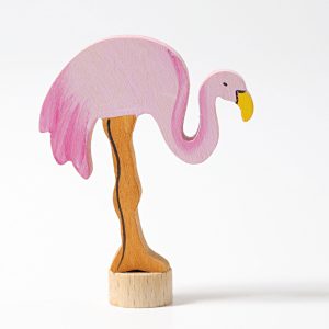 Grimm’s Decoration Flamingo  Handpainted