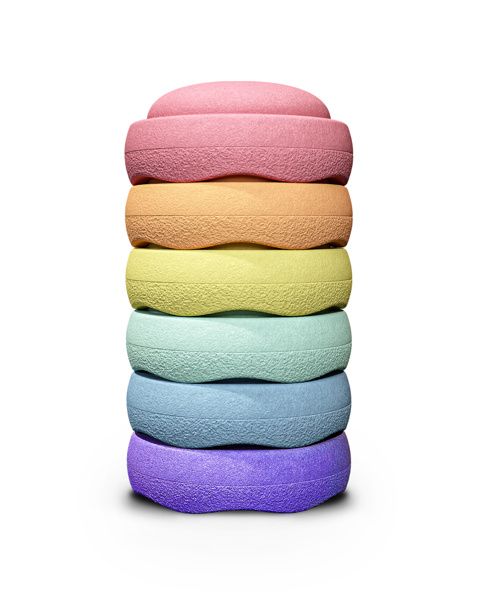 Stapelstein Pastel Rainbow Bundle set of 6